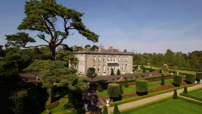 Event affiliates inside Palmerstown House Estate